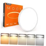 Flush Mount 12 Inch Ceiling Light (Milk White Shell), 20W Surface Mount LED