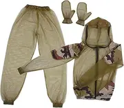 Ipetboom Lightweight and Compact Outdoor Camping Suit Bee Suit Fisherman Clothing Park Supplies Clothing Set