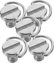 SWOOMEY 1/4 Inch Tripod Mount Screws d Ring Camera Fixing Screws for Tripod Mount Adapter