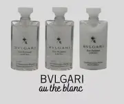Bvlgari au the blanc (2) Shampoo and Shower Gel (1) Hair Conditioner
