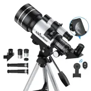 Astronomical Telescope for Kids, 70mm Aperture, 400mm Focal Length, 24-180X M...