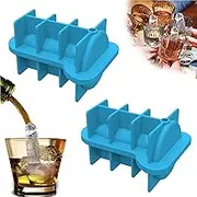 1 Pcs Prank Silicone Ice Cube Tray Mold for Ice Chilling Whiskey Cocktails Make Ice Blocks Coffee Birthday Party Favor DIY Mousse Chocolate Soap Cake Mould Tool Set Y1