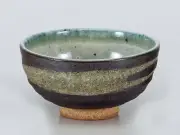 Rice Bowl - Stylish Black Silver Cloud Pattern Rice Bowl From Japan