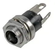 2.5MM DC SOCKET, BARREL INNER DIAMETER 2.5MM, BARREL OUTER, CHASS FOR PRO SIGNAL