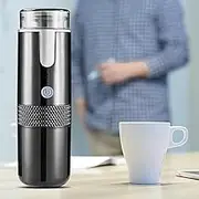 Portable Espresso Machine, Electric Mini Coffeemaker Machine, Compatible Coffee Capsules and Ground Coffee, Rechargeable Handheld Coffee Maker Machine for Car Travel Camping