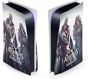 Official Assassin's Creed The Rooks Syndicate Graphics Vinyl Faceplate Sticker Gaming Skin Decal Cover Compatible with Sony PlayStation 5 PS5 Disc Edition Console