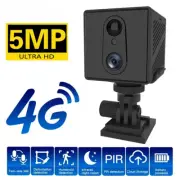 5MP 4G SIM Card/WIFI IP Camera Mini CCTV Home Car Security Camera IR Night