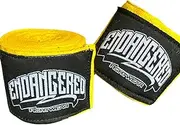 Boxing Hand Wraps by Endangered Fightwear - Pair of (4.57m / 180”) Hand Wraps for MMA Fighters, Muay Thai and Boxing - Intense Training Protection - 7 Colours - UK