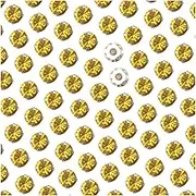 CABODYALS 288Pcs 8MM Sew On Topaz Rhinestones With Iron Prong Setting Vintage Glitter Faceted Flat Round Glass Rhinestone Sparkle Craft Diamond for Sewing Making Clothing Garment Decor Diy