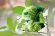 Tabi Kaeru Traveling Frog 旅かえる Crochet Frog Plushie Amigurumi Stuffed Toy Doll