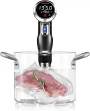Chefman Sous Vide Immersion Circulator w/ Precise Temperature, Programmable Digi