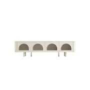 Casper Cream Arched Doors TV Cabinet with Motion Sensor Lighting/TV Stand with Light