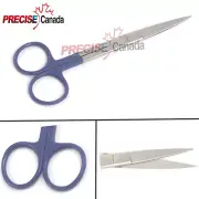 NEW Operating Surgical Scissors BLUE Color Handle 5.5" STR SHARP/SHARP