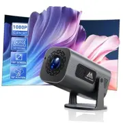 Mini Projector with WiFi and Bluetooth, 180°Adjustable Stand Portable