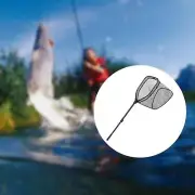 Fish Landing Net Fish Net Telescopic Pole for Saltwater Boat Kayak Men Women