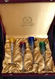 Imperial Court Alexandra Champagne Flutes (Set of 4)