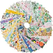 40Pcs Bundles Jelly Roll Strips Different Pattern Patchwork Quilting Strips for Birthday Thanksgiving Festival, 6.5x50cm