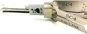 LiShi SC4 Pick Tools 2 in 1 Set Decoder and Pick Tool for Door Lock,Civil Door Lock Open Tools