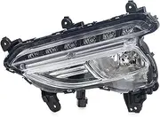 Car Fog Lights For Hyundai For Santa Fe Sport 2016 2017 2018 LED DRL Daytime Running Light Fog Lights Headlight Car Front Bumper Fog Light(Right)