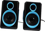 [SHINEOFI] 2pcs Notebook Speakers Mini Desktop Computer Speakers Stylish Appearance Easy to Use Experience