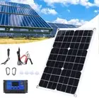50W 12V Solar Panel Battery Charger PWM Controller Regulator Kit For Car RV Boat