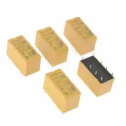 Efficient HK19FDC5VSHG 8Pin Coil DPDT Power Relay 10pcs AC 125V DC 30V 2A