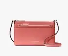 NWT Authentic Kate Spade Sadie Crossbody Bag Set Peach Nectarine Pink Purse