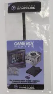 Nintendo GameCube Game Boy Player Lenticular Store Display Shelf Talker Unused