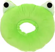 ifundom Cartoon Plush Cat Collar Soft Elizabethan Cone for Comfort Scratch Design for Kittens and Pets Frog