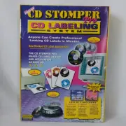 CD Stomper Pro Easy Custom CD Label Maker Retro Labeling System CD-ROM Software