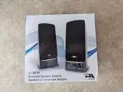 CYBER ACOUSTICS CA-2014 MULTIMEDIA DESKTOP COMPUTER SPEAKERS K3-6
