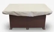 Treasure Garden 48 x 60 X 4 Rectangular Chat and Fire Pit Cover CP917