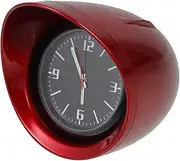 ULTECHNOVO 1 Set Car Clock Automotive Clock Battery Clock Cars Auto Dashboard Clock Mini Clock Mini Desktop Clock Mini Office Clock Car Refit Clock Steel Movement Red