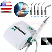 Ultrasonic Dental Scaler LED Handpiece 5*Tips Fit EMS WOODPECKER Cavitron 08DL