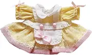 MotiveTech Plush Doll Princess Dress Dress Up for 4.72inch Doll Imagination Photo Props Model Accessories Costumes Make Your Own Dolls , Yellow