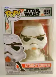 STORMTROOPER #557 BOBBLE-HEAD STAR WARS SNOWMAN FUNKO POP 2022