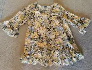 Sz 26 Autograph Hi-Lo Forestry Tunic Top BNWT Rrp $79.99