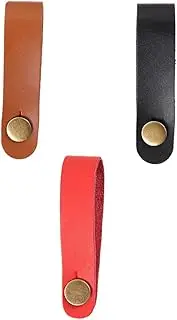 ULDIGI Guitar Accessories 3 Pack Leather Guitar Headstock Strap Tie Neck Strap