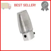 MaxLite Plug in Night Light Dusk to Dawn,Alloy Steel, White
