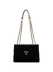 GUESS Women's Black Giully Convertible Crossbody Bag