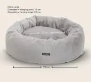 Snooza Cuddler Luxe Fur Bed : Twilight - Extra Large