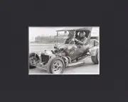 8X10" Matted Print Art Picture Led Zeppelin: Roadster, John Bonham