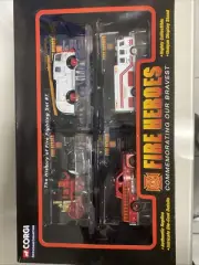 Corgi Fire Heroes 4 Pack Die Cast Set #7 History Of Fire Fighting New In Box