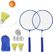 Badminton Trainer, Rebound Shuttlecock Badminton Trainer Kit, Fitness Accessories, Tennis Training Device for Indoor Bedroom Living Room