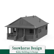 Craftsman Cottage (HO Scale 1:87)