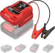 Car Jump Starter Power Bank for Einhell Battery 18 V, OGJUNX Starter Power Bank Adapter with Jump Cable 11 AWG Cable, Car Battery Booster for 12 V Vehicles, SUV Motorcycle