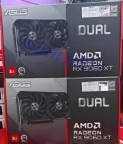 NEW ASUS AMD RADEON DUAL RX9060XT 8G GDDR6 Graphics card Fast delivery$