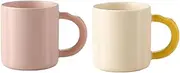 Water Cup Ceramic Soup Mugs Ceramic Coffee Mugs Set of 2 Insulated Coffee Mug with Handle for Latte Tea Chocolate Juice Water Coffee Mug (Size : D)