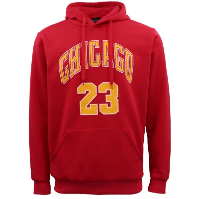 Men's Fleece Pullover Hoodie Jacket Sports Jumper Jersey Chicago Golden State, B