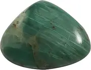 [Goyal Exports] Green Prase Jasper Heart Cabochon Natural Loose Gemstone 29.9cts QC90, Loose Gemstone, Green Prase Jasper